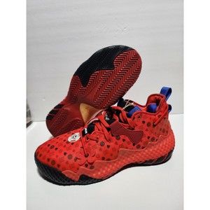 Adidas Harden Vol.6 Vivid Red Monogram Las Vegas Size 10.5 HQ3884 Men’s Shoes